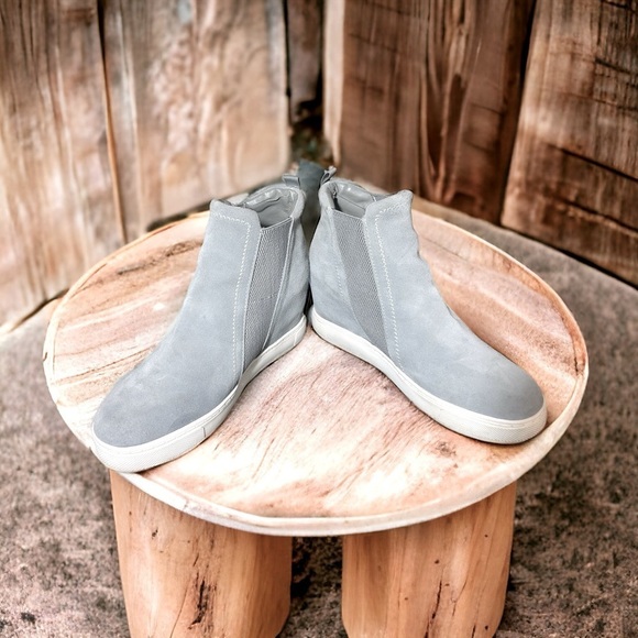 Steve Madden Wedge Sneaker gray size 10 - Picture 2 of 9